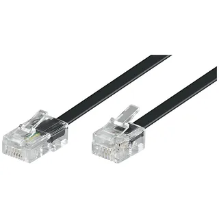 goobay 10m RJ-11/RJ-45 Cable, Telefon Zubehör