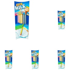 Cool Milk ÖKO Trinkhalme | Schoko, Vanille, Erdbeere, 30 g (Packung mit 5)