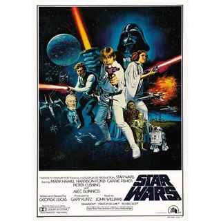 OMG Printing Star Wars Poster/Druck/Bild Satin Fotopapier – A3-297 mm x 420 mm