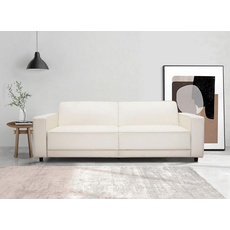 Bild 3-Sitzer »Allie Schlafsofa 225 cm«, Bett-Funktion (108/190cm), trendiger Cord o. pflegeleichter Velours, beige
