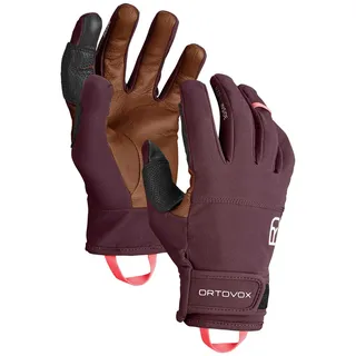 Ortovox Damen Tour Light Handschuhe (Größe M, rot)