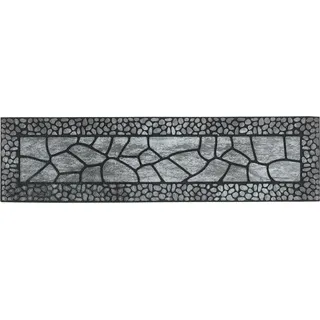 Andiamo »Outdoor, 2er Set« rechteckig 6 mm Höhe Outdoor-Stufenmatten, Stein Motiv, Gartenbereich, Außenbereich,