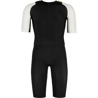 Huub Collective Kurzarm-trisuit - Black / White - XL