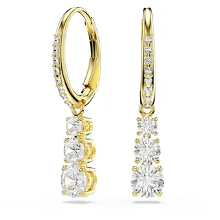 Swarovski Creolen Stilla Attract Vergoldet 2,7 x 0,5 cm