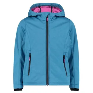 CMP Fix Hood 3a29385n-m Softshelljacke - Turquoise Mel. - 16 Jahre