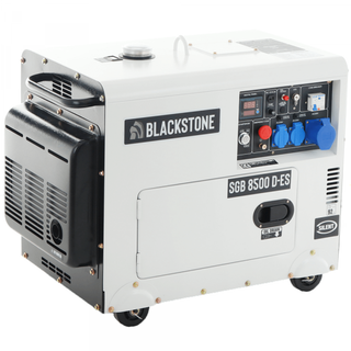 Blackstone SGB 8500 D-ES - Leiser Diesel-Stromerzeuger mit AVR-Regelung 6.3 kW - Dauerleistung 6 kW einphasig