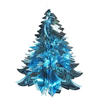 Weihnachtsfolie Decken Dekorationen - Eisblauer 30cm Baum