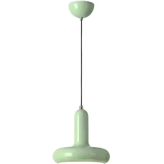 NICRX Moderne bunte Pendelleuchte mit E27-Fassung und 150cm verstellbarem Kabel,Hängelampe aus Metall mit Lackierung für Küche,Esszimmer,Schlafzimmer,Kinderzimmer oder Café Deckenleuchte (Mintgrün)