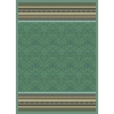 Bild von Maser Plaid aus 100% Baumwolle in der Farbe Waldgrün V1, Maße: 180x250 cm - 9326052