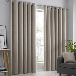 Fusion Ösen 183 x 183 cm Beige 2 St.