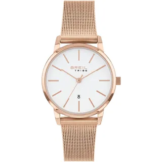 Breil Damen Armbanduhr Avery in der Farbe Rosegold mit Edelstahlarmband, Gehäusedurchmesser: 32 mm, EW0515