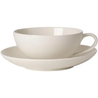 Villeroy & Boch Teetasse mit Untertasse 0,11 l Weiß