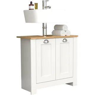 VCM Waschbeckenunterschrank Balusa M 65 x 0 x 30 cm Weiß
