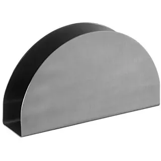 Premier Housewares Serviettenhalter, Edelstahl, silberfarben, 13 cm