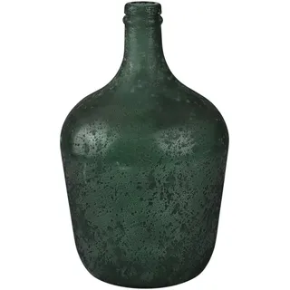 AM Design "Grüne Flaschenvase", aus recyceltem Glas, – beständig und stilvoll,