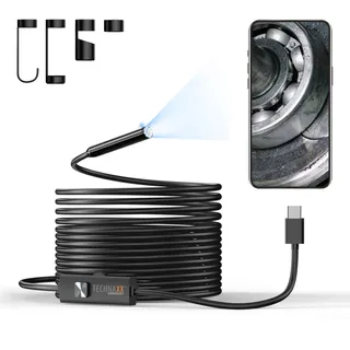 Technaxx Endoskopkamera 5 m halbstarres Kabel IP67