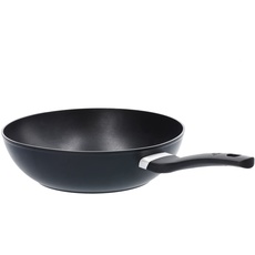 MasterChef Wok - Wokpfanne Induktion, Bratpfanne 28 cm Hoher Rand, Beschichtete Pfanne, Antihaftbeschichtung, Aluminium, Perfekt für Nudeln, Raclette, Gaskocher, Induktionskochfeld, Ceranfeld