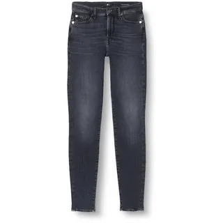 7 For All Mankind HW Skinny Slim Illusion Concrete with Embellished Squiggle