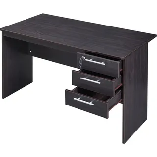 [en.casa] Schreibtisch Ragunda Dunkelbraun