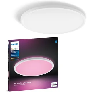 Philips Hue LED-Panel Tento White & Color Ambiance M Weiß Ø 42,1 cm