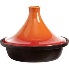 Cosy & Trendy Tajine Zwart-oranje Dia 25cm Inductie