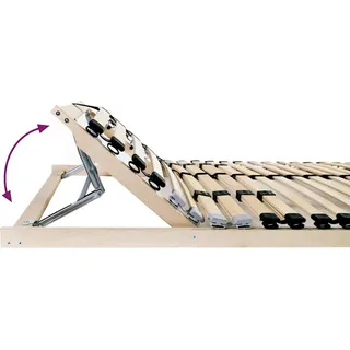 vidaXL Bett-Lattenrost Braun 100 x 190 cm Massivholz Buche