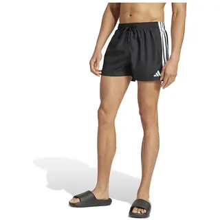 Adidas 3 Stripes 3 ́ ́ Badeshorts - Black / White - XS