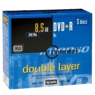 Intenso DVD+R DL 8x 5er Jewelcase
