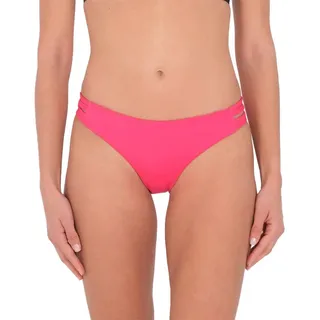 Hurley Damen Max Solid Moderate Bikini Bottoms, Bunt (Candy Pop), S