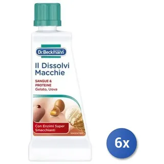 6x Bundle Dr.Beckmann Fleckentferner Stoffe Flüssigkeit 50 Ml. Warmblut