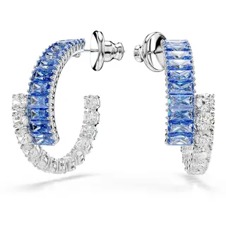 Swarovski Ohrstecker Matrix Kollektion Blau/Weiß Zirkonia