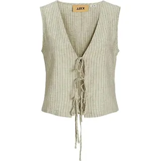 Jack & Jones Breeze Summer Jjxx ärmellose Bluse Beige L Damen Beige L - Beige