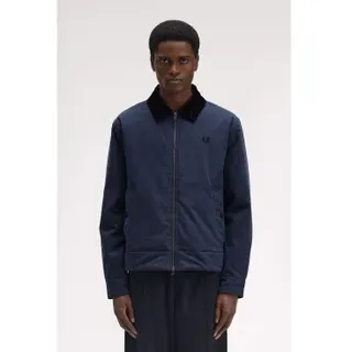 Fred Perry für Herren. J8535 Die Caban Jacke navy (S), Blau, Lässig, Baumwolle