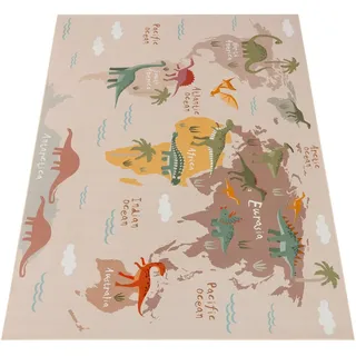 Paco Home Bino 583 Kinderteppich 200 x 290 cm Beige