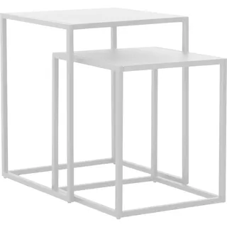 [en.casa] - Satztisch Vejen Weiß, matt