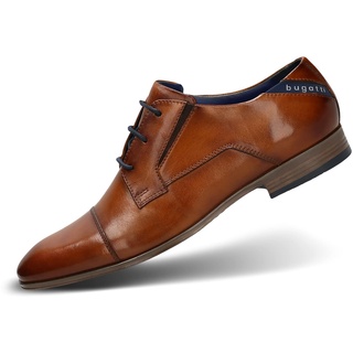 bugatti Herren Mattia Eco Business Lace Shoe, Cognac, 42 EU