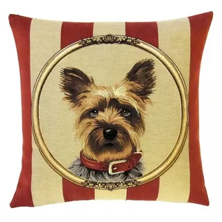 Gobelin Kissen Yorkshire Terrier - Beige