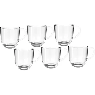 LEONARDO Kaffeetasse 0,2 l Silber 6 St.