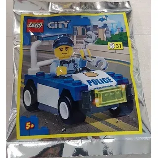 LEGO Stadt Polizeiauto Folie Packung Set 952201