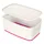 MyBox Aufbewahrungsbox 31,8 x 19,1 x 12,8 cm 1-tlg. pink/weiß