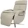 Relaxsessel HWC-L11 Leder 70 x 109 x 70 cm Grau drehbar mit Liegefunktion