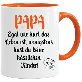 Tasse mit Spruch | Papa Tasse | lustige geschenke | kaffeetasse | vater tasse geschenk | Weltbester Papa | geschenk schwester | tasse lustig, 11oz Keramik