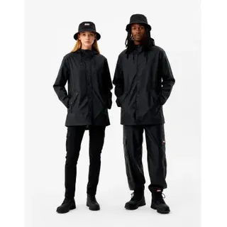 Hunter Unisex. ARU0003242 Downpour mackintosh jo pu schwarz (XL), Lässig, Silikon, Wasserdicht