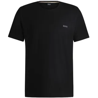 Boss T-Shirt mit Label-Stitching, Black, L