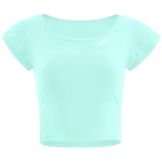 Crop-Top WINSHAPE "AET137LS", Damen, Gr. XXL, grün (delicate mint), 85% Polyester, 15% Elasthan, Rundhals, Tops Crop-Top, Functional Light and Soft Cropped