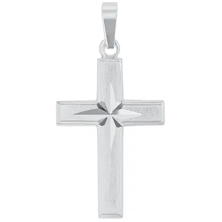 Amor Motivanhänger für Damen und Herren, Unisex, 925 Sterling Silber | Kreuz Charms & Kettenanhänger