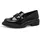 Loafer ohne Absatz Elegant Vegan Schwarz 37