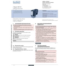 Bürkert Direktgesteuertes Ventil 134241 6013 24 V/AC G 1/8 Muffe Nennweite (Details) 2.5 mm 1 St.