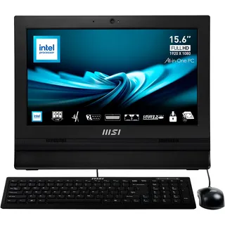 MSI PRO AP162T AIO Desktop-PC 15,6" FHD IPS Intel N100 4,0 GHz 4 GB RAM 128 GB SSD