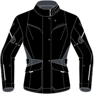 Dainese Tempest 3 D-Dry Textiljacke wasserdicht Damen - Schwarz/Schwarz/Dunkelgrau - 46